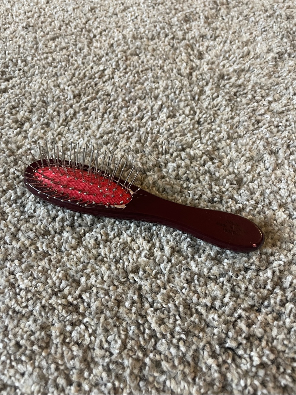 American Girl Authentic Wood Wire Hair Brush For Dolls 6"
